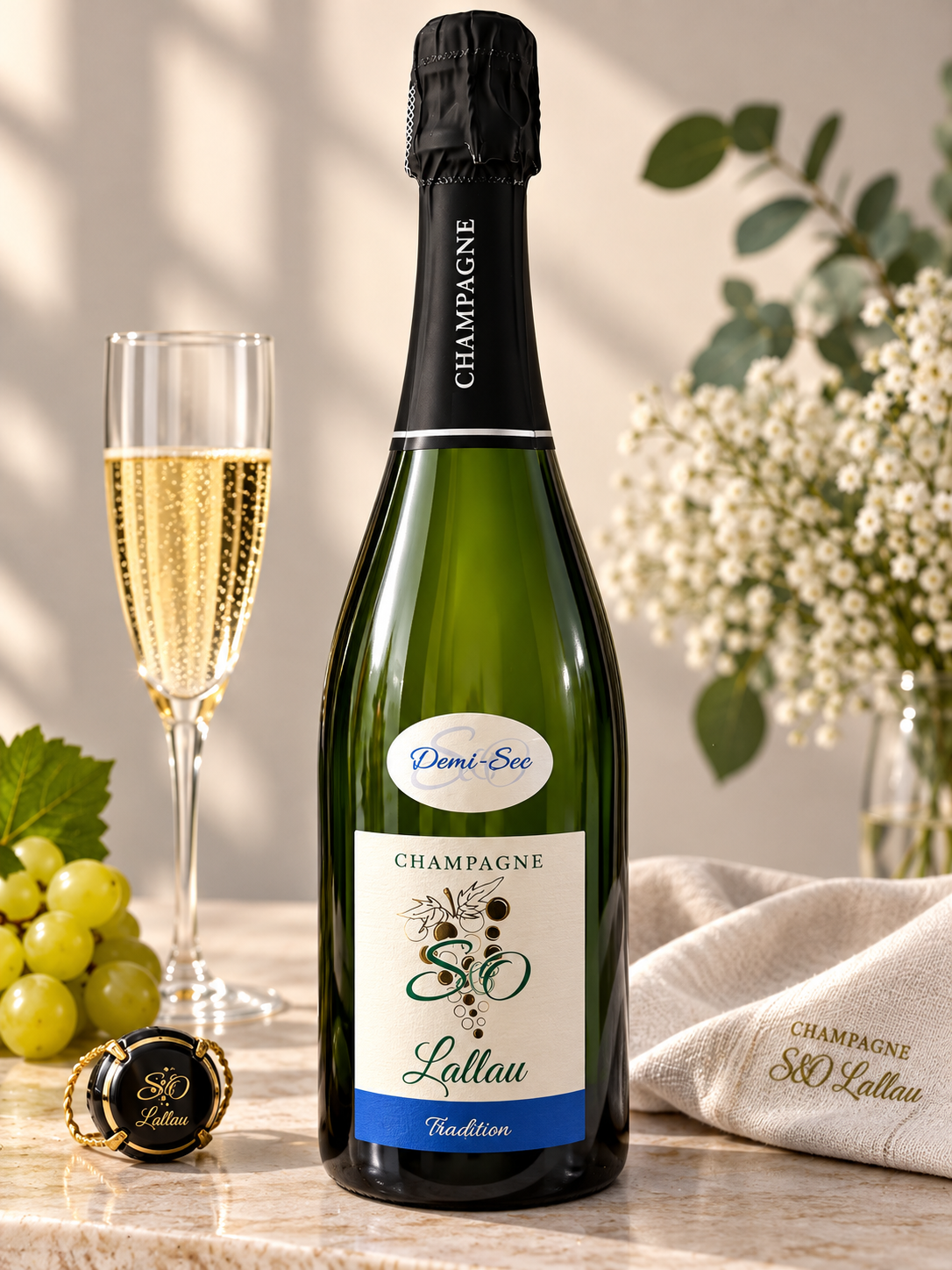 CHAMPAGNE S&O LALLAU -DEMI-SEC