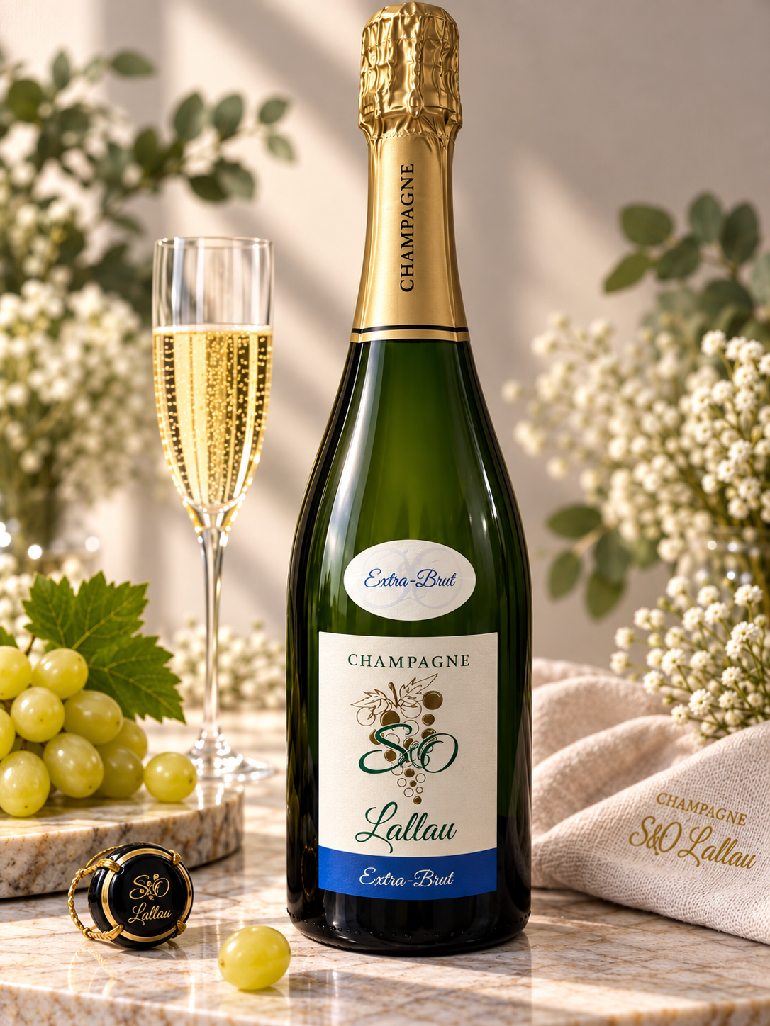 CHAMPAGNE S&O LALLAU - EXTRA -BRUT