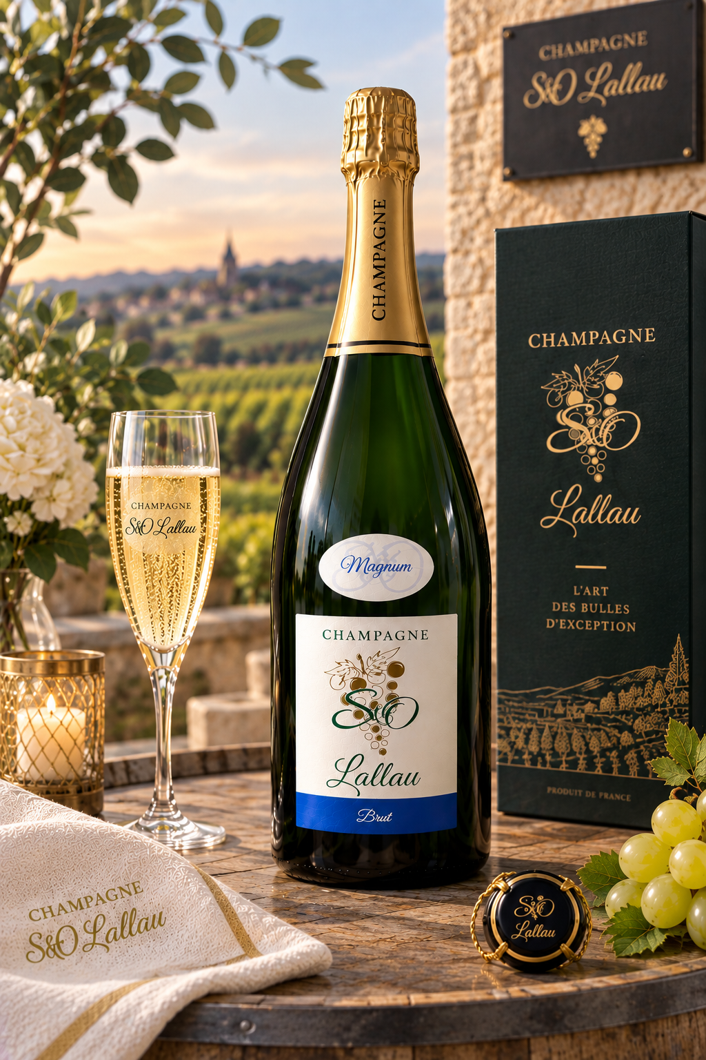 Champagne S&O Lallau – Magnum Brut Tradition 1,5 L