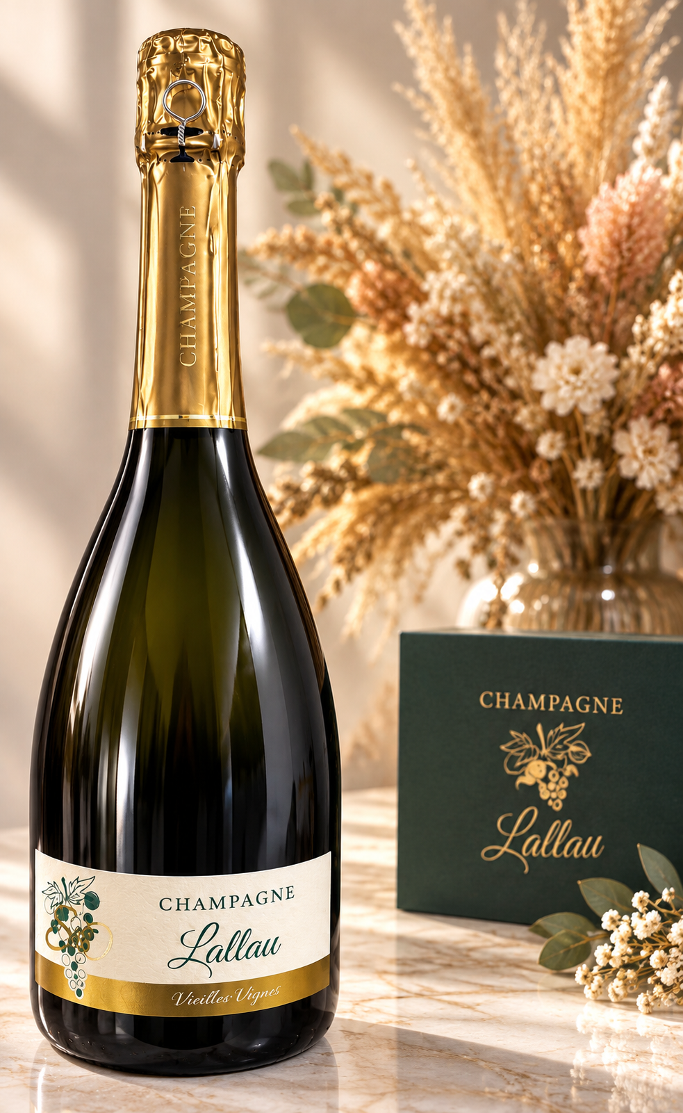 CHAMPAGNE S&O LALLAU - Vielles Vignes  Cuvée d'exception Millésimée