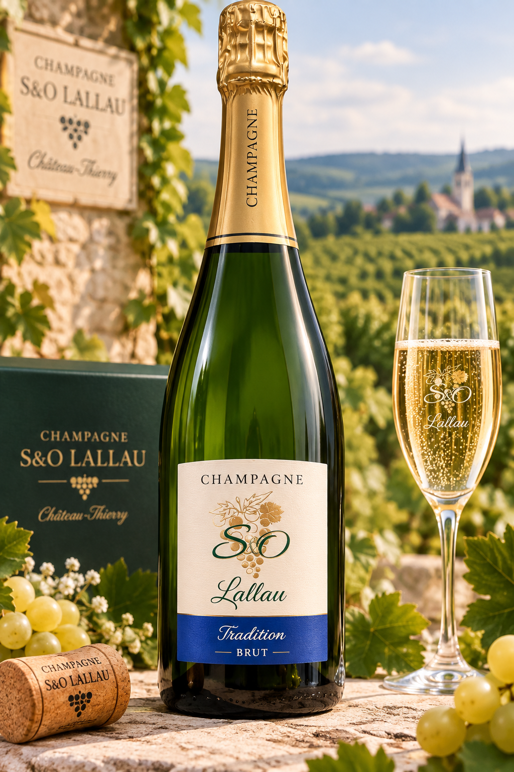 CHAMPAGNE S&O LALLAU - BRUT TRADITION